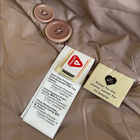 Madewell Pink Quilted Airpuff Shirt Jacket Size Medium - Picture 7 of 13